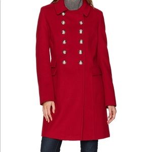 Tommy Hilfiger double-breasted military wool coat